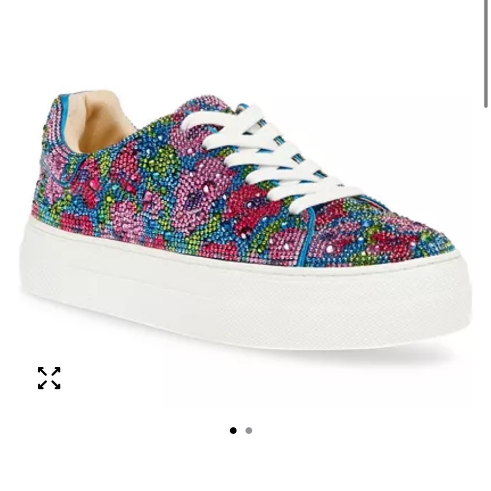 Blue by Betsey Johnson
Betsey Johnson Women's Sidny Rhinestone Platform Sneakers